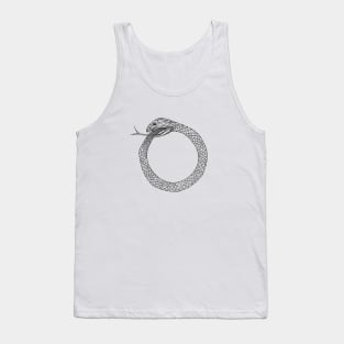 Hand drawn infinite snake Tank Top